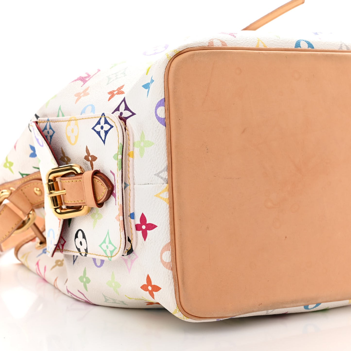 Monogram Multicolor Petit Noe White