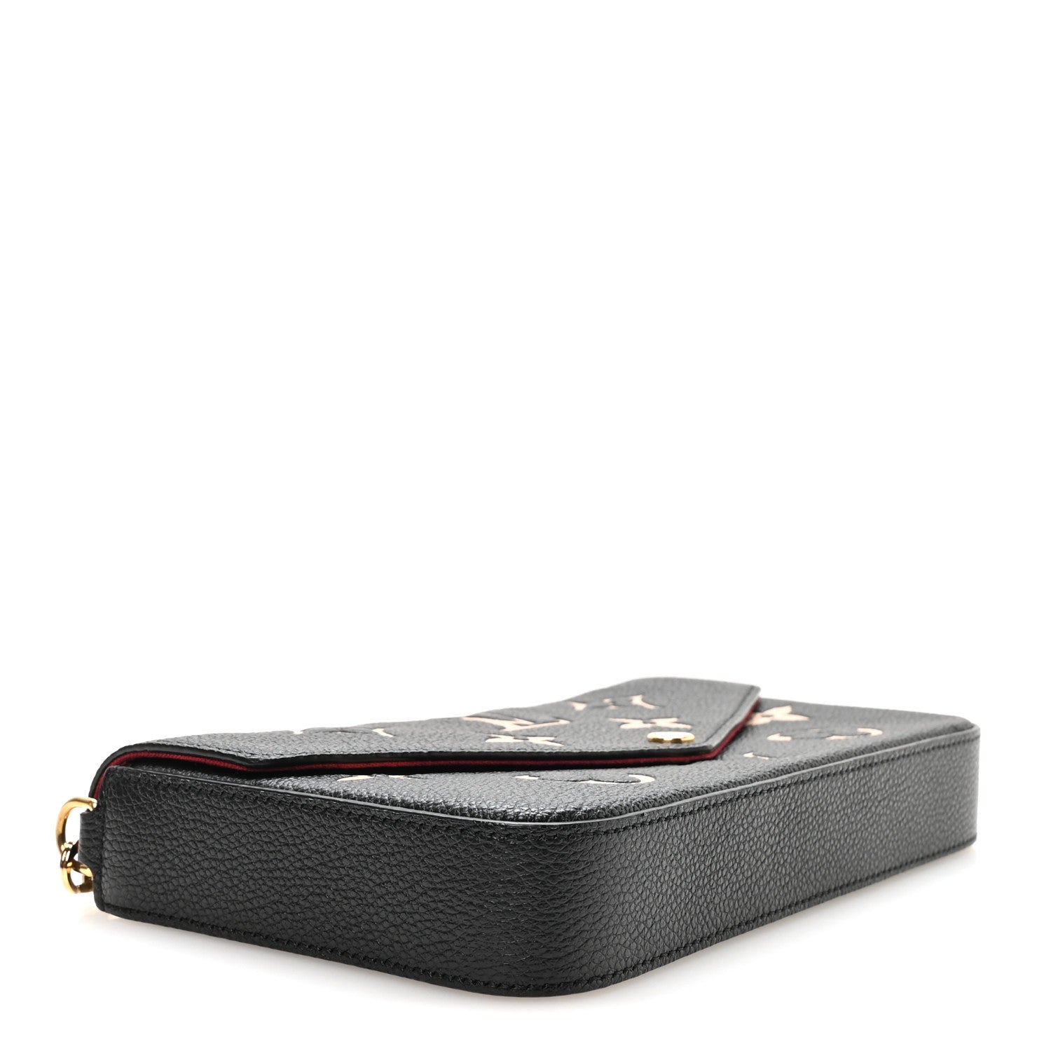 Louis Vuitton Empreinte Monogram Giant Felicie Pochette Black Beige 4 of 10