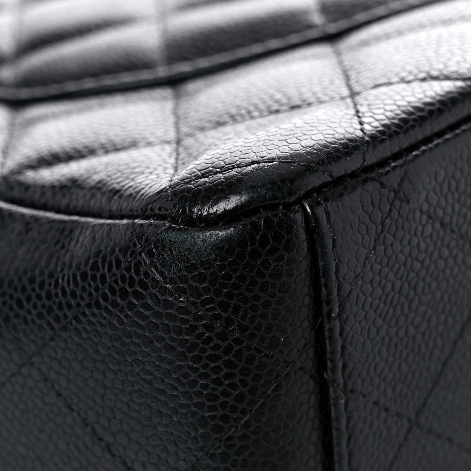 Chanel Caviar Quilted Maxi Double Flap Black 9 of 14