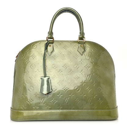 Louis Vuitton Vernis Alma GM Givre 1 of 10
