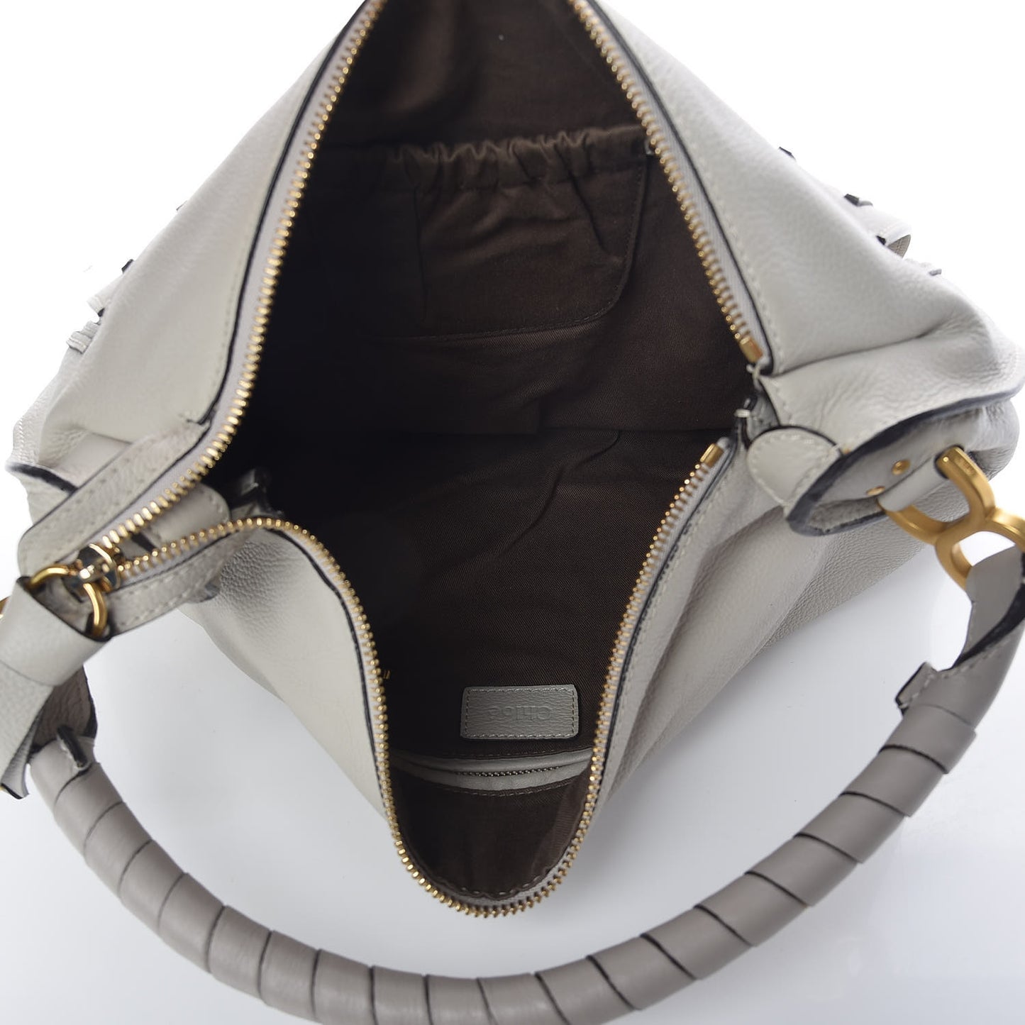 Calfskin Large Marcie Hobo Dove