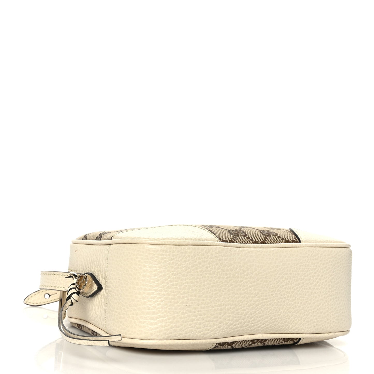 Monogram Dollar Calfskin Mini Bree Messenger Bag Beige Ebony Avoire