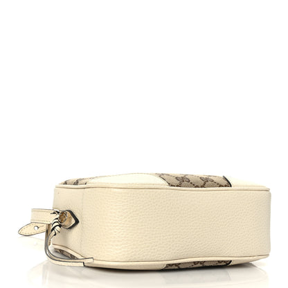 Gucci Monogram Dollar Calfskin Mini Bree Messenger Bag Beige Ebony Avoire 4 of 9
