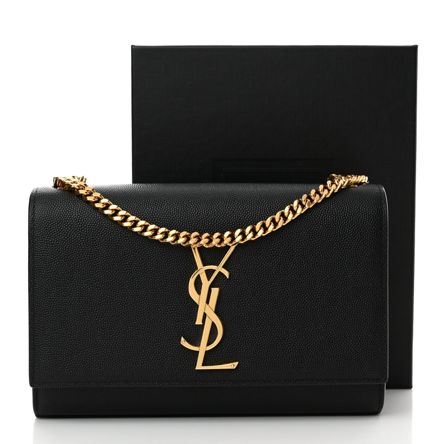 Grain De Poudre Small Monogram Kate Satchel Black