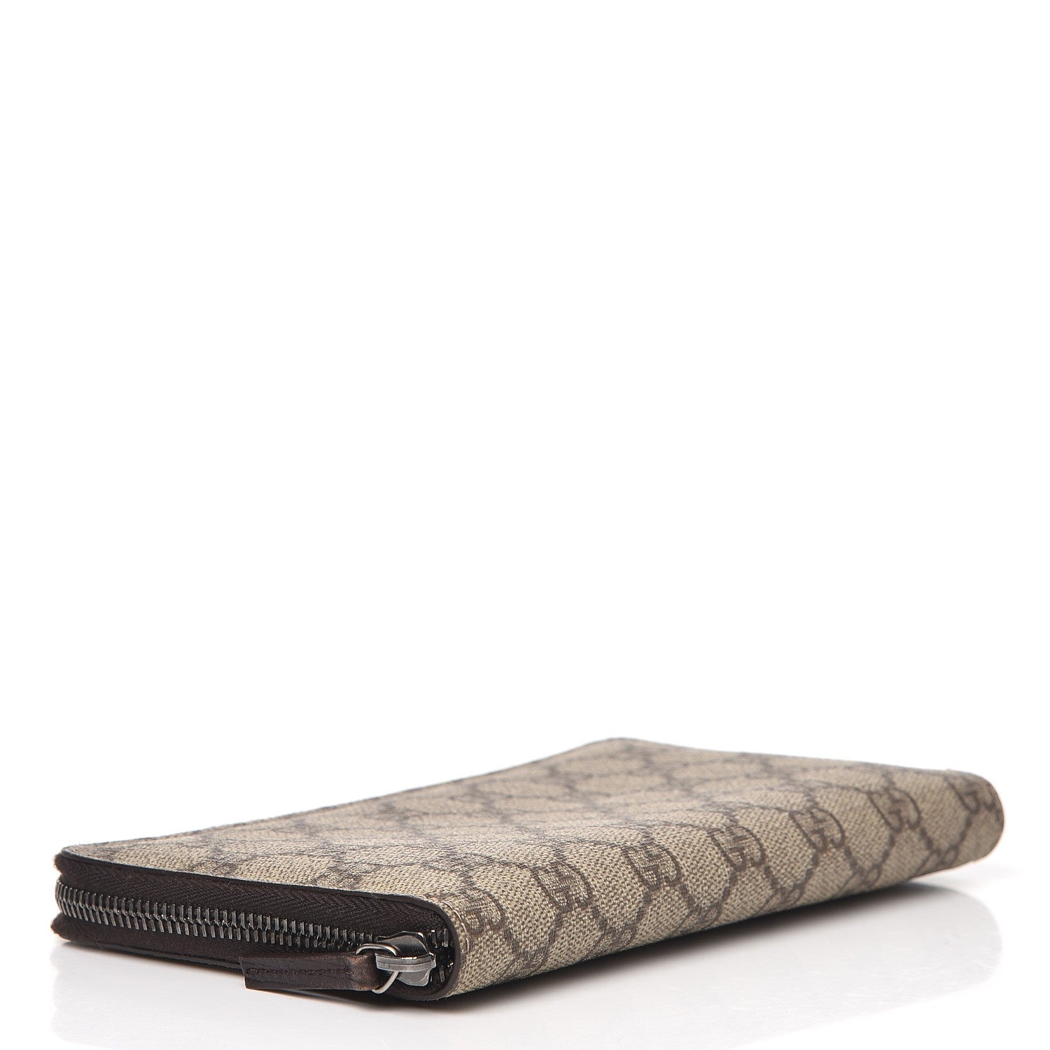 Gucci GG Plus Monogram Zip Around Wallet Dark Brown 4 of 8