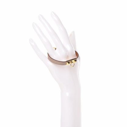 Hermes Tadelakt Micro Rivale Bracelet M Argile 2 of 6