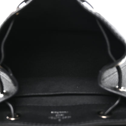 Louis Vuitton Calfskin Lockme Mini Backpack Black 4 of 9