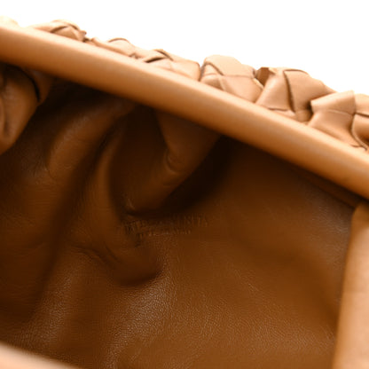 Bottega Veneta Nappa Maxi Intrecciato The Pouch Oversized Clutch Caramel 6 of 10
