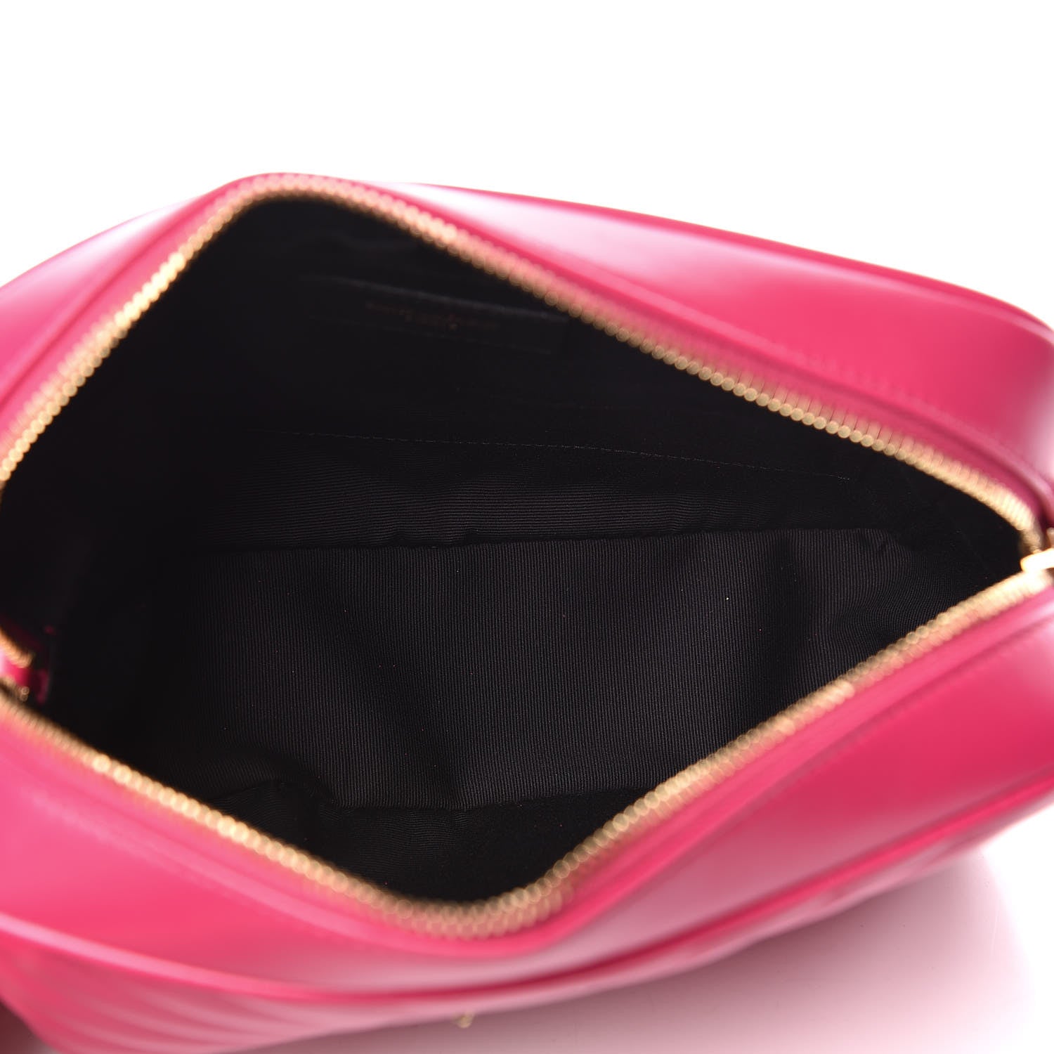 Saint Laurent Calfskin Matelasse Monogram Lou Camera Bag Bright Pink 7 of 11