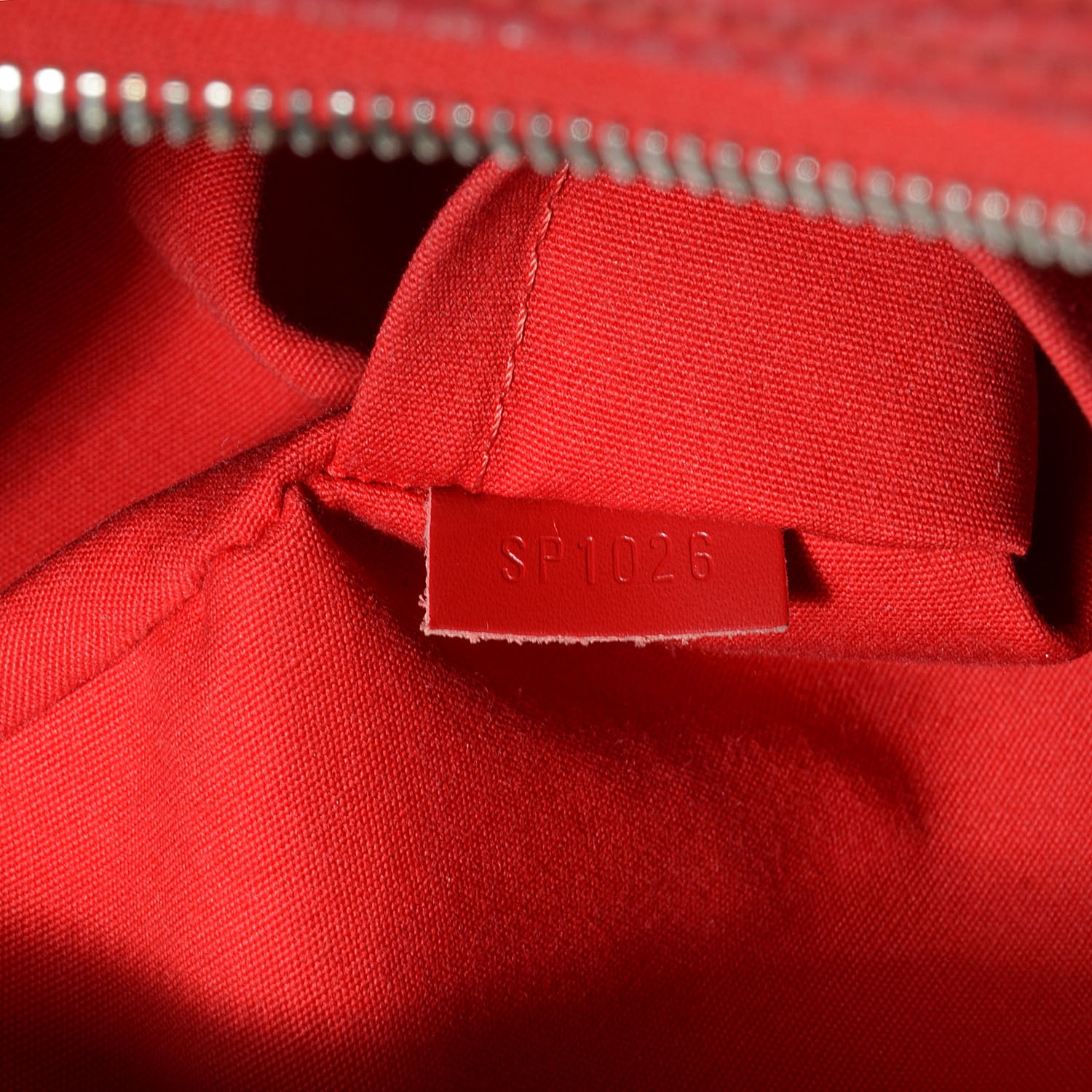 Louis Vuitton Epi Speedy 30 Rouge 6 of 9