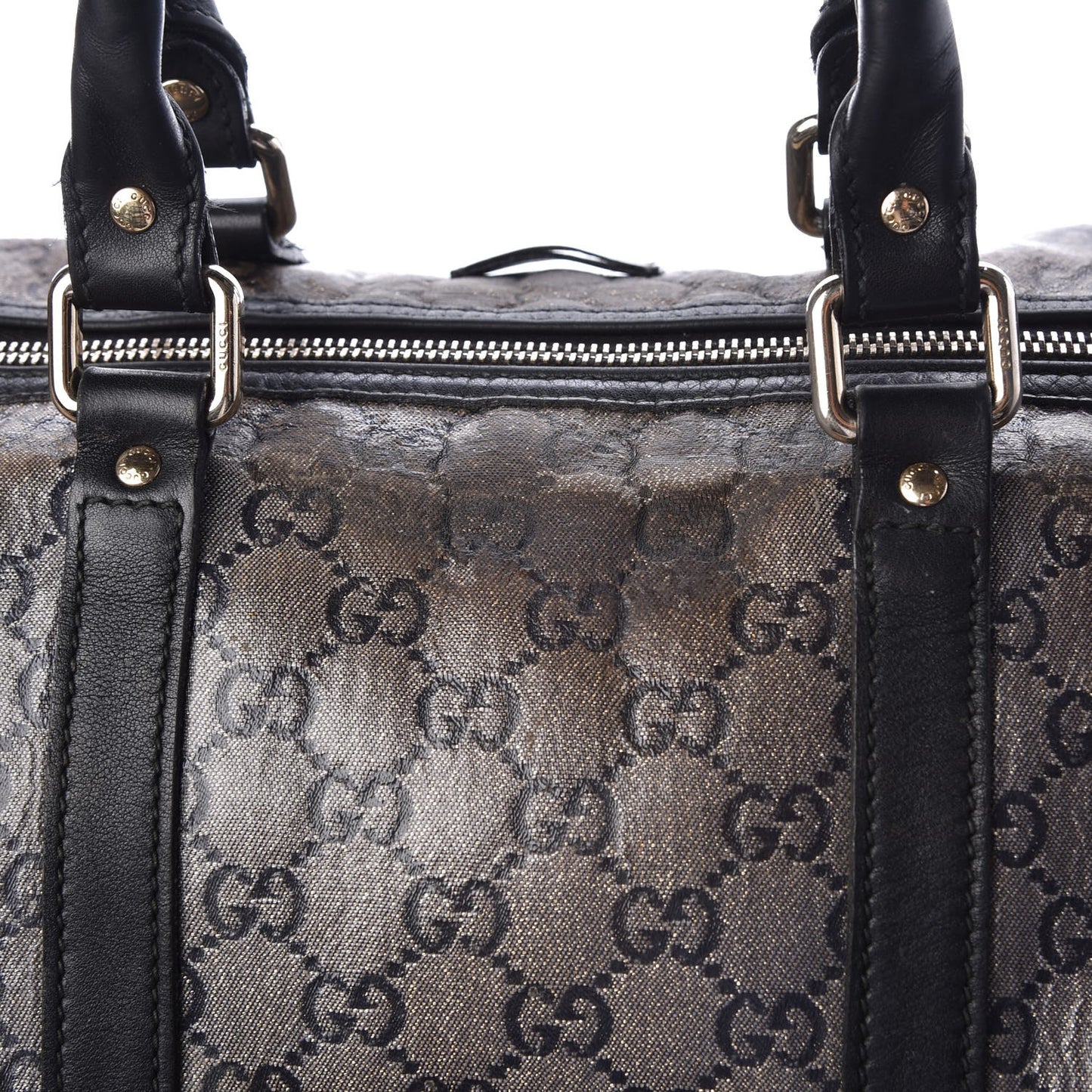 Crystal Monogram Medium Joy Boston Black