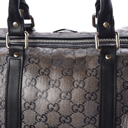 Gucci Crystal Monogram Medium Joy Boston Black 13 of 18