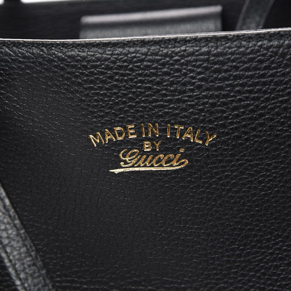 Gucci Pebbled Calfskin Medium Swing Tote Black 6 of 11