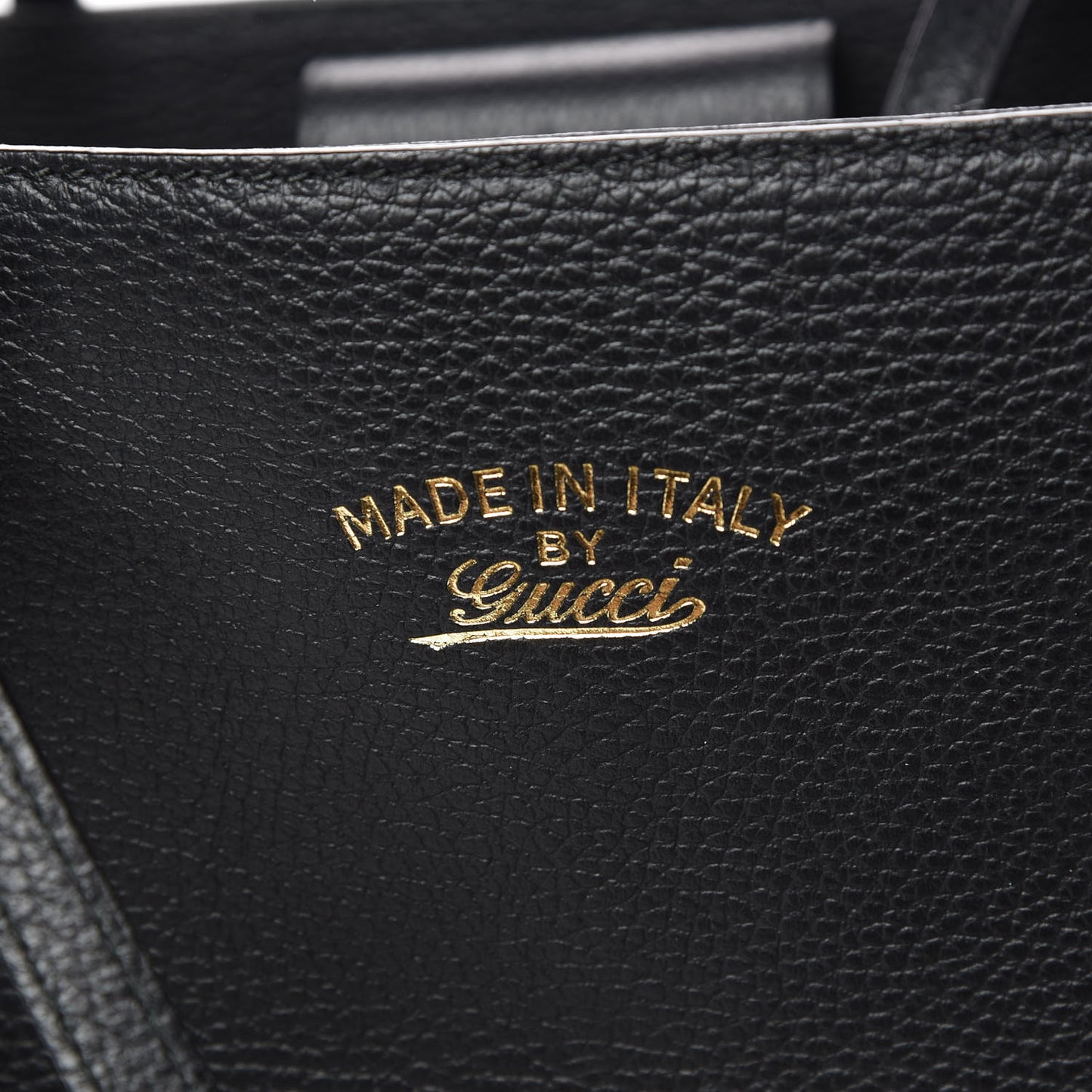 Pebbled Calfskin Medium Swing Tote Black