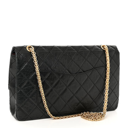 Chanel Aged Calfskin Quilted 50th Anniversary 2.55 Reissue 227 Flap Black 3 of 11