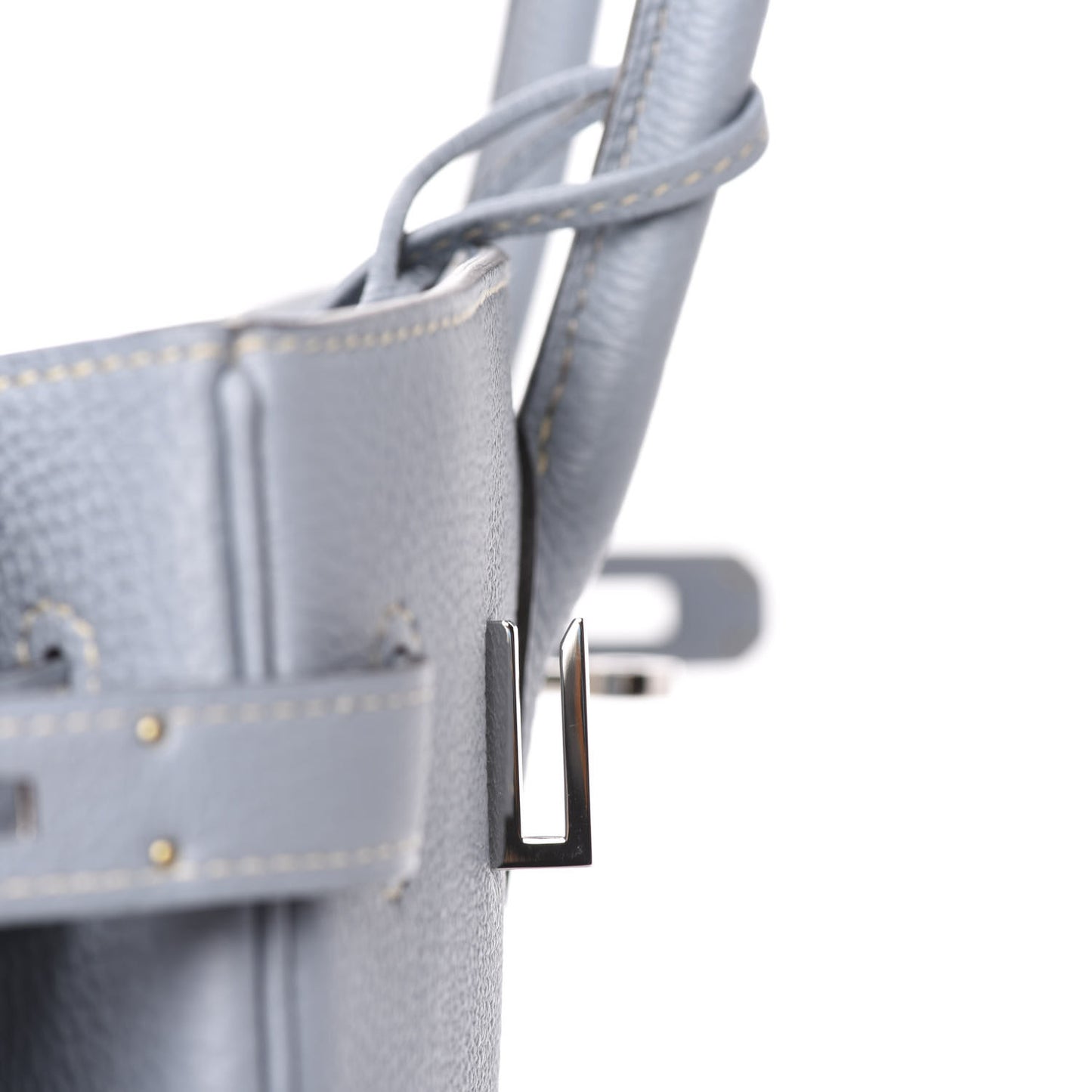 Togo Birkin 35 Bleu Lin