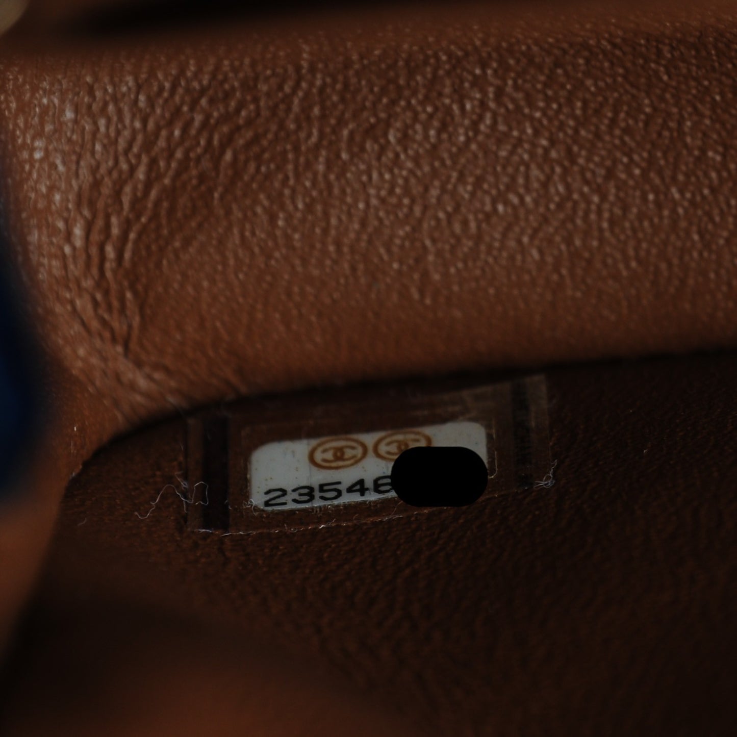 Caviar Quilted Mini Rectangular Flap Brown