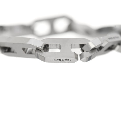 Hermes Stainless Steel Maillon H Link Bracelet 3 of 5