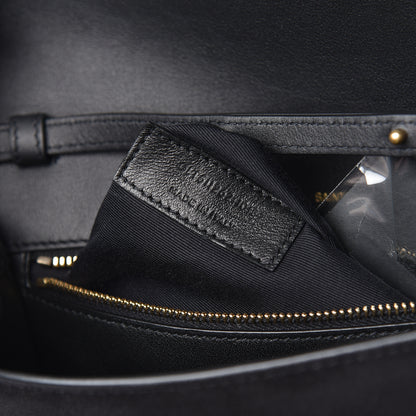 Saint Laurent Suede Calfskin Monogram Le Sept Chain Bag Black 7 of 10