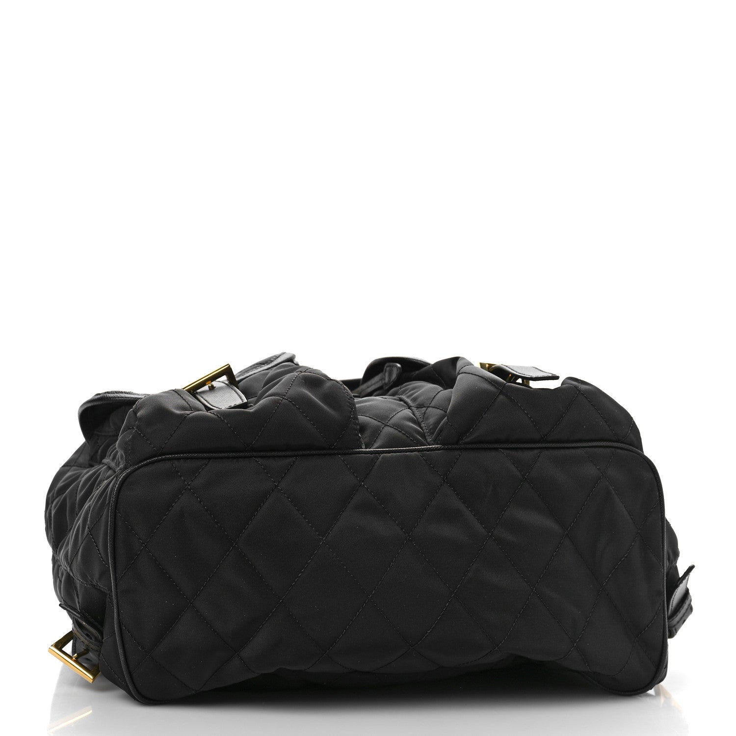 Prada Tessuto Saffiano Impuntu Backpack Black 4 of 9