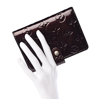 Louis Vuitton Vernis Small Ring Agenda Cover Amarante 2 of 9