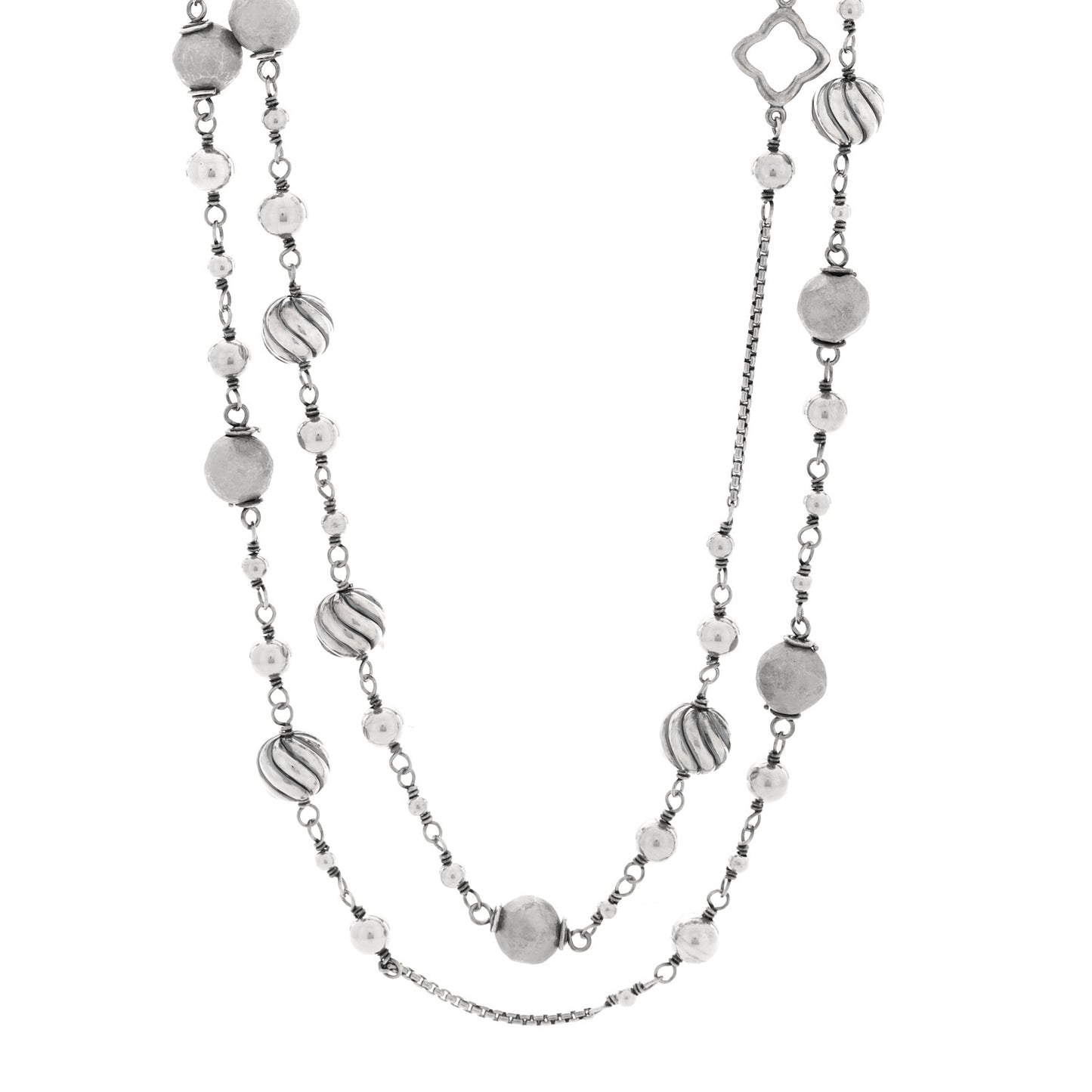 Sterling Silver DY Elements Chain Necklace