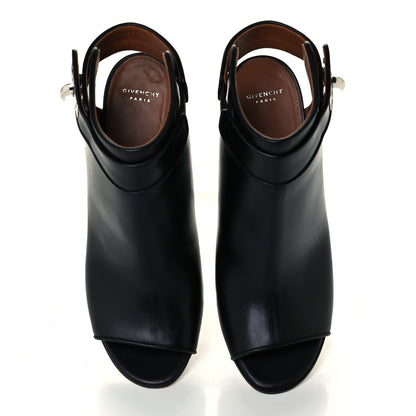 Givenchy Calfskin Shark Lock Wedges 39.5 Black 5 of 11