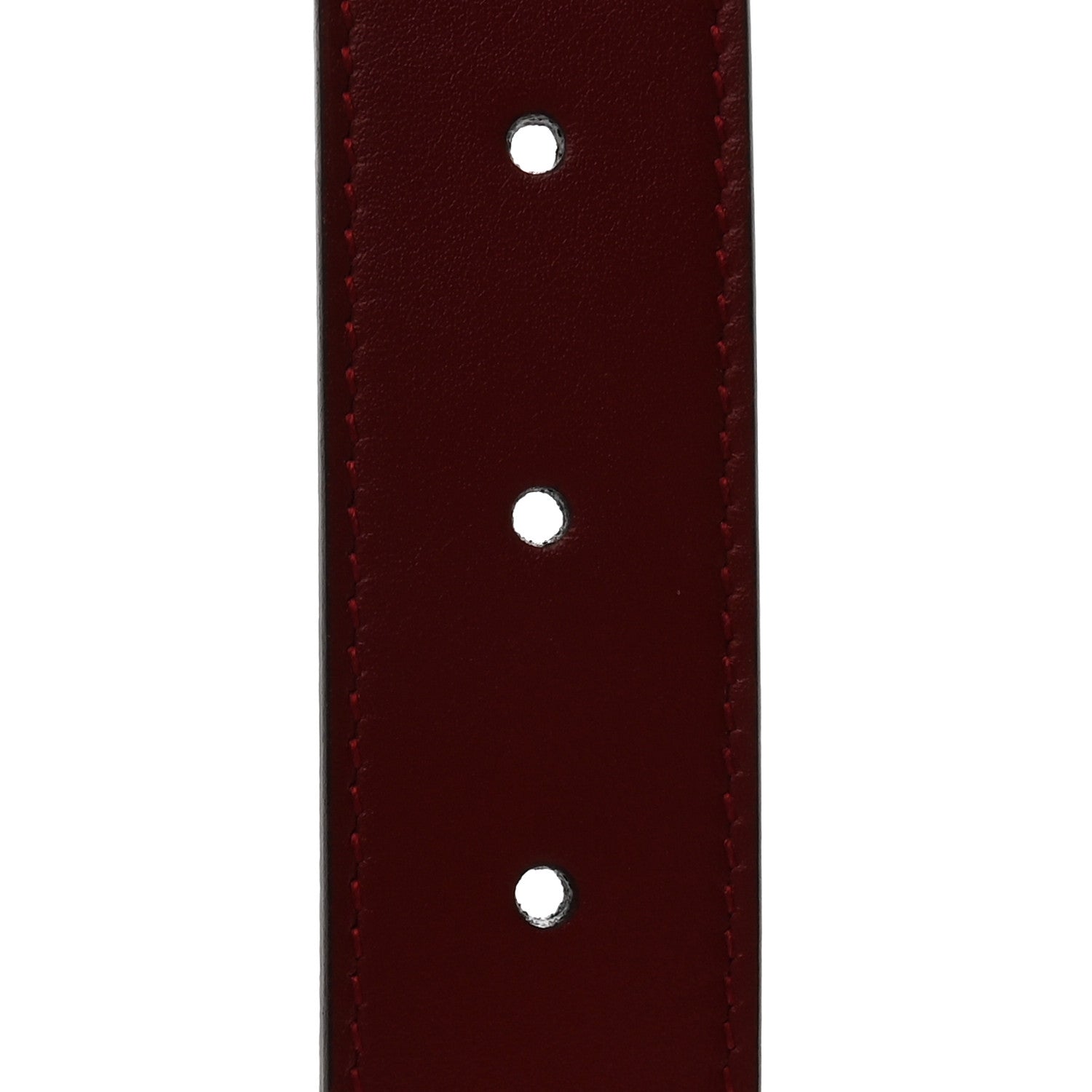 Gucci Plutone Calfskin Double G 30mm Belt 75 30 Red 1825912