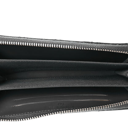 Chanel Caviar Quilted Medium Zip Around Wallet Dark Charcoal 5 of 10