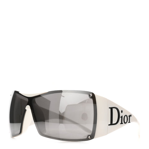 Acetate Overshine 2 Sunglasses White Black