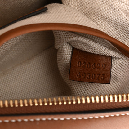 Gucci GG Supreme Calfskin Mini Blondie Bag Beige Ebony Sundial 6 of 9