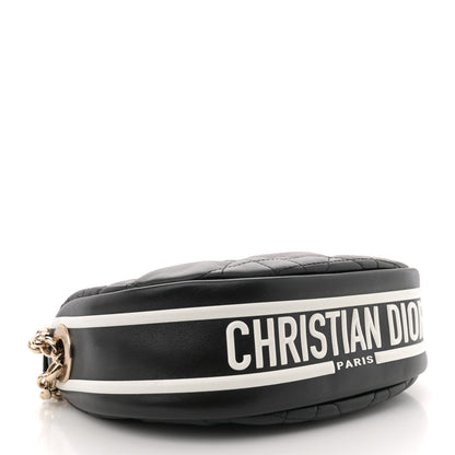 Christian Dior Lambskin Cannage Small Dior Vibe Hobo Bag Black 4 of 10