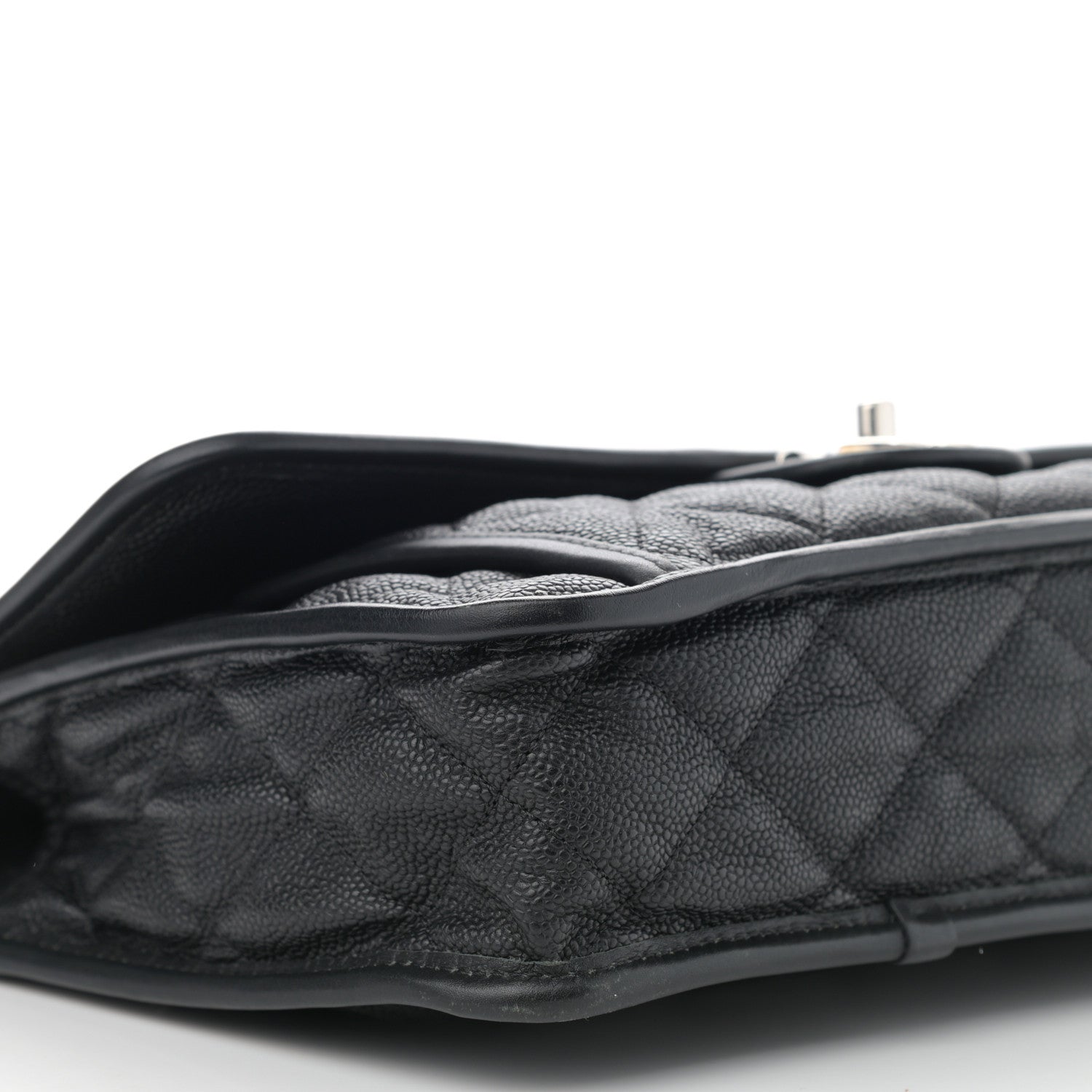 Chanel Caviar Quilted Large French Riviera Flap Black 8 of 9