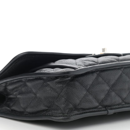 Chanel Caviar Quilted Large French Riviera Flap Black 8 of 9
