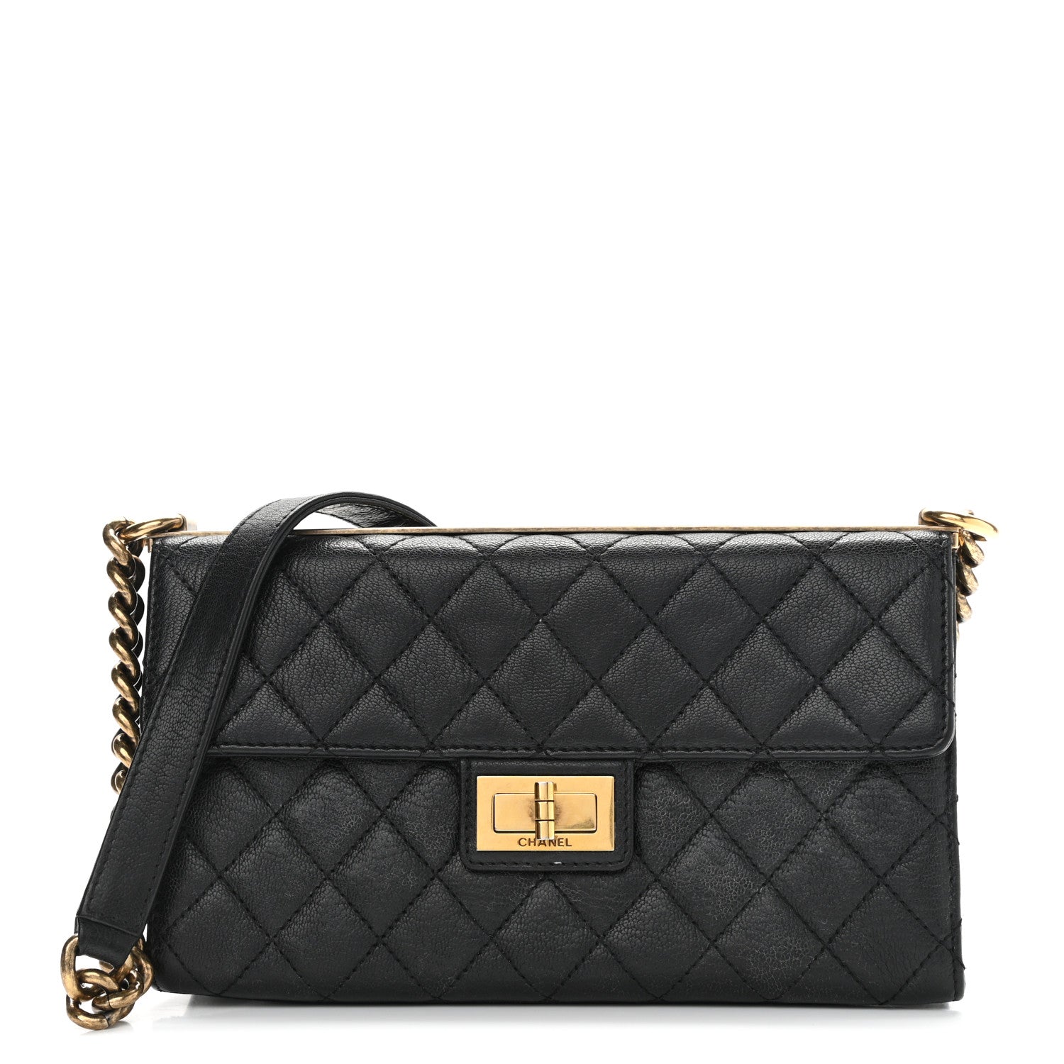 Chanel Goatskin Quilted Rita Flap Black 1 of 14