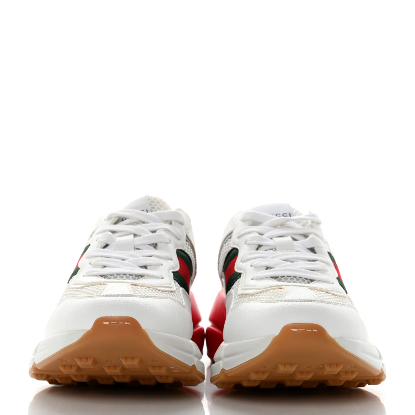 Lavaredo Eco Fabric Mesh Web Womens Rhyton Reflective Sneakers 37 Great White Green Red Silver