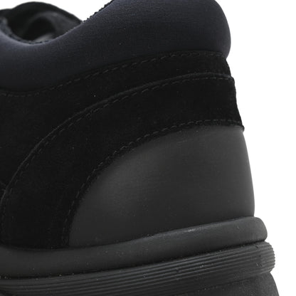 Chanel Fabric Calfskin Suede CC Sneakers 40 Black 9 of 10
