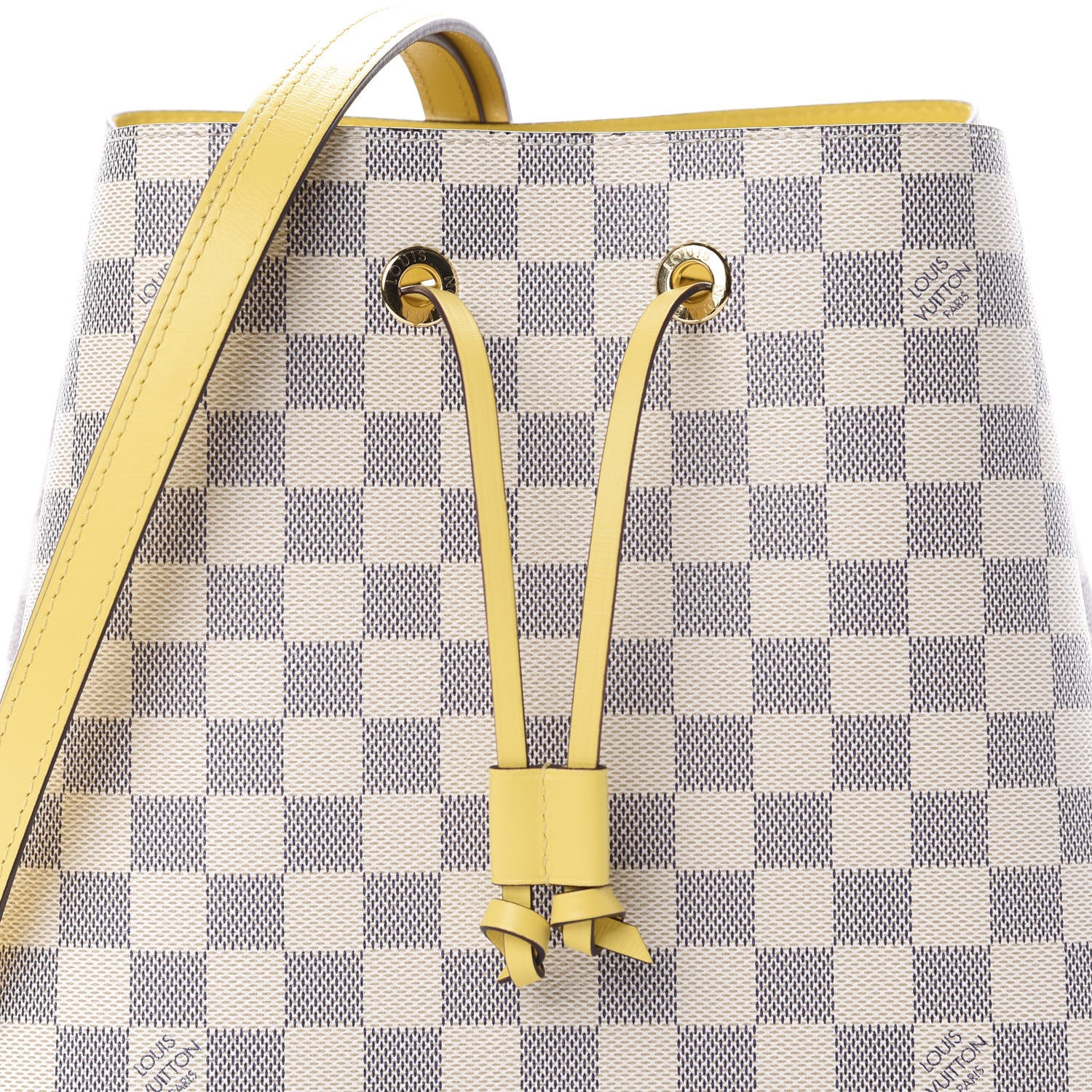 Louis Vuitton Damier Azur Neonoe MM Pineapple 9 of 11