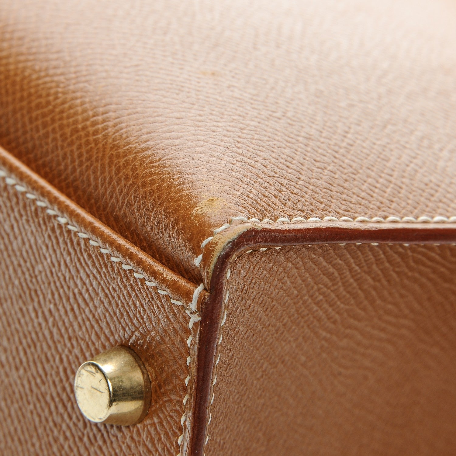 Hermes Courchevel Kelly Sellier 35 Gold 31 of 35