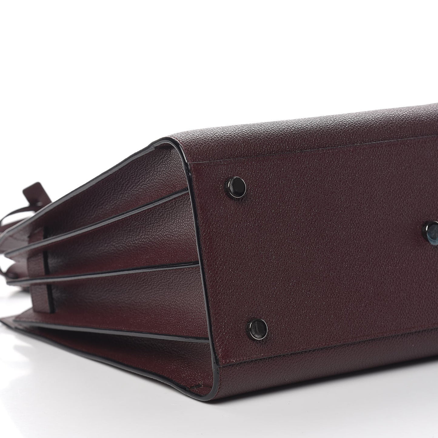 Grained Calfskin Small Classic Sac De Jour Amaranto