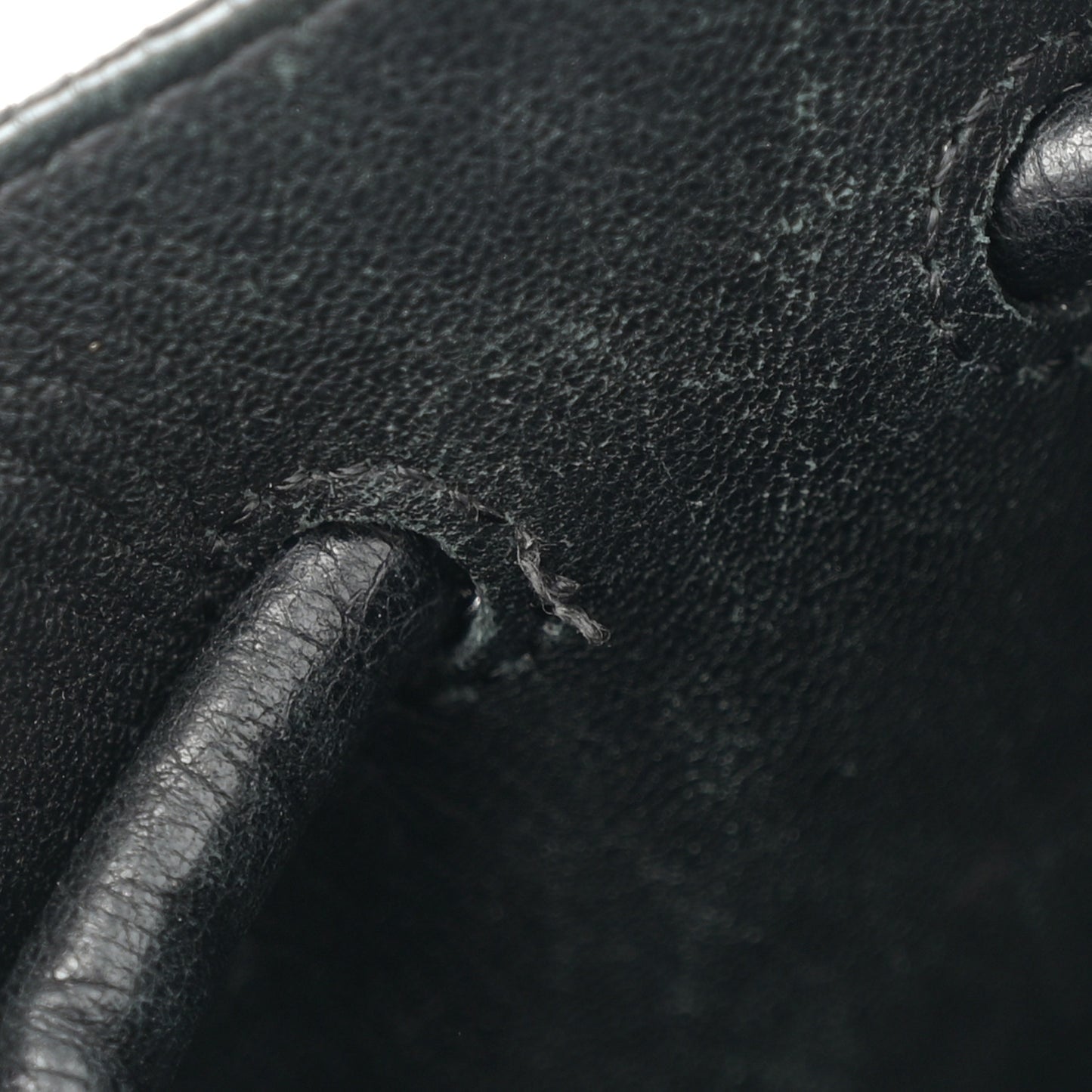 Calfskin Buffalo Mini Bucket Bag Black