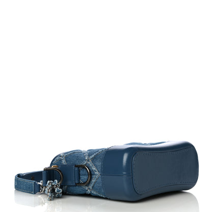 Chanel Denim Calfskin Small Gabrielle Hobo Blue 3 of 10