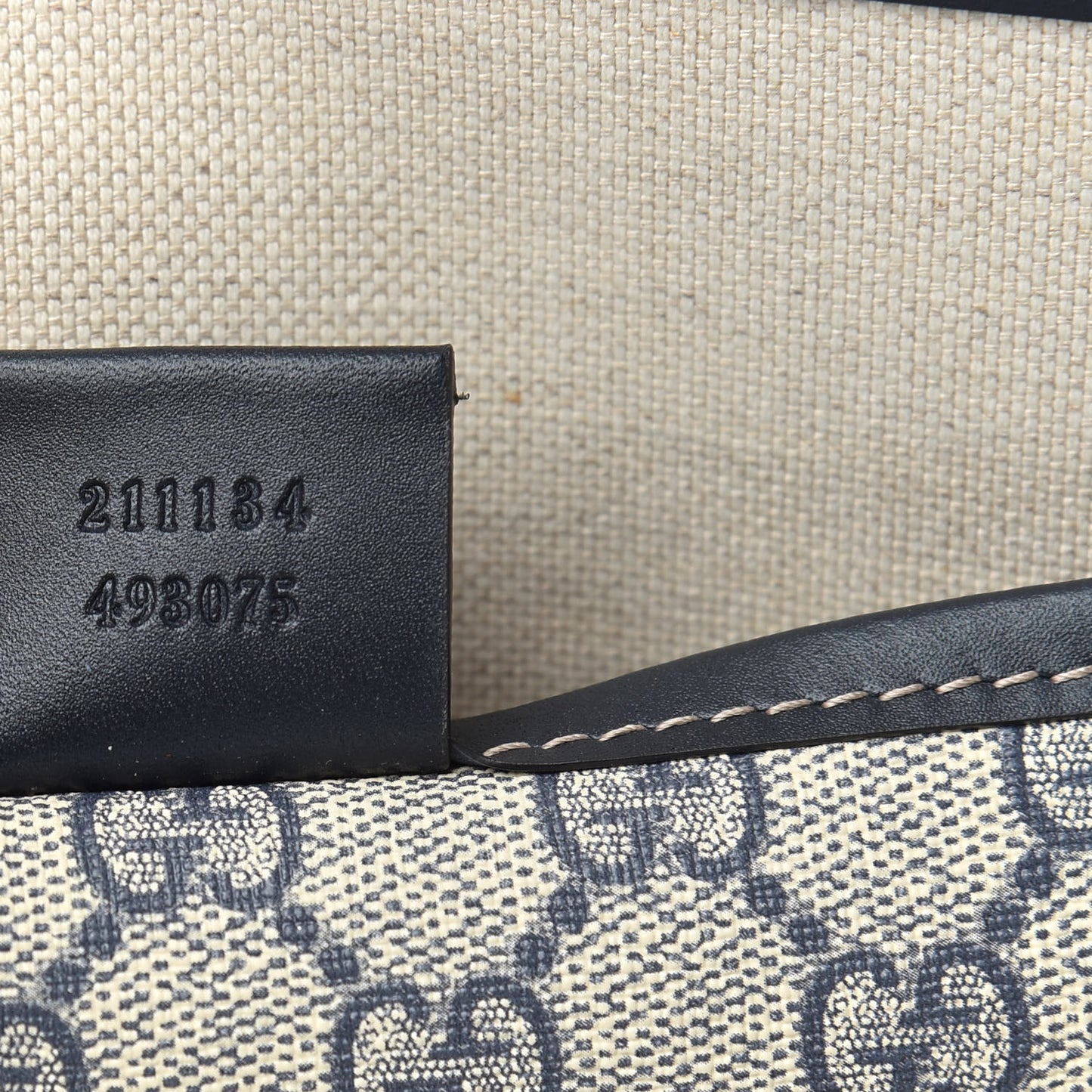GG Plus Monogram Medium Signature Web Loop Tote Navy