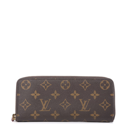 Louis Vuitton Monogram Clemence Wallet Fuchsia 1 of 6