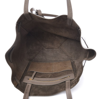 Celine Soft Grained Calfskin Small Belt Cabas Phantom Taupe 5 of 9