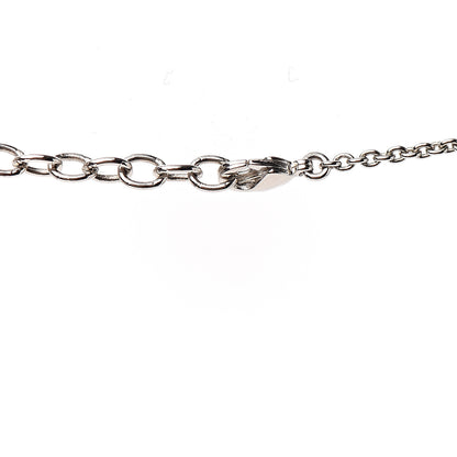 Louis Vuitton Essential V Necklace Silver Gold 4 of 4
