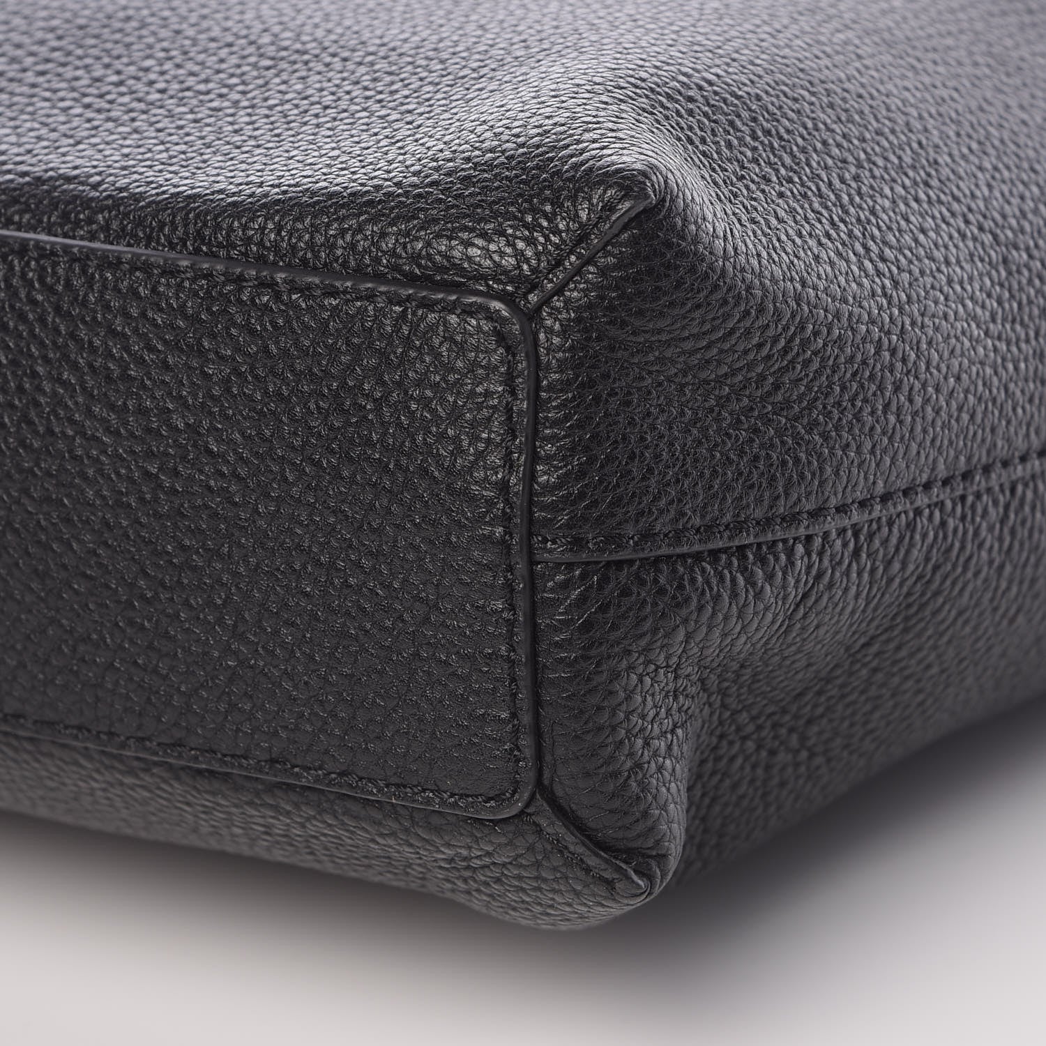 Burberry Grainy Calfskin Embossed Logo Tote Black 8 of 8