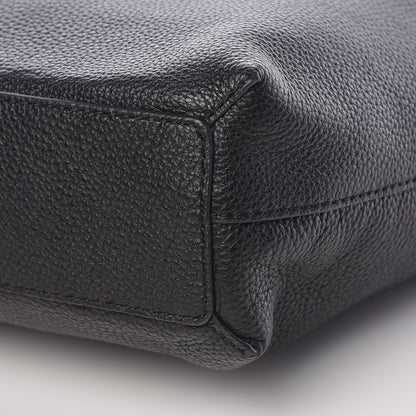 Burberry Grainy Calfskin Embossed Logo Tote Black 8 of 8