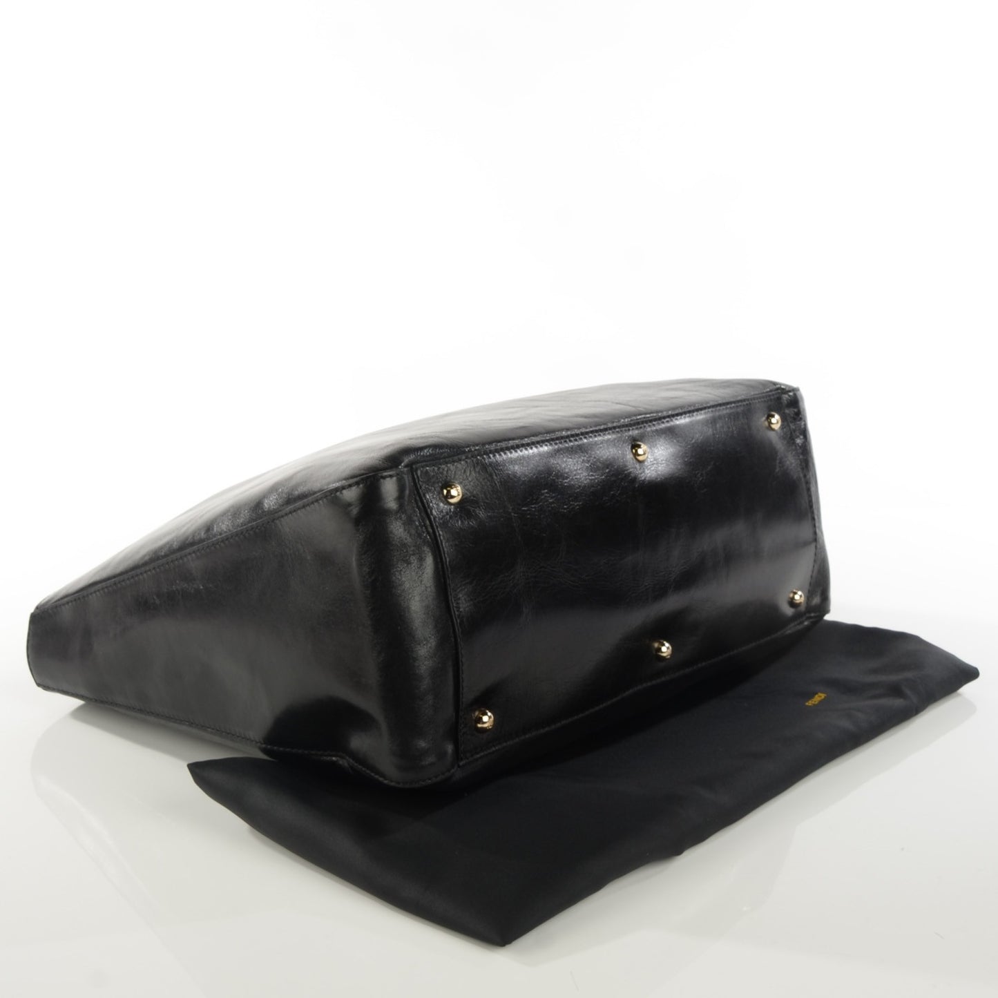 Vitello Acqua Large Twins Tote Black