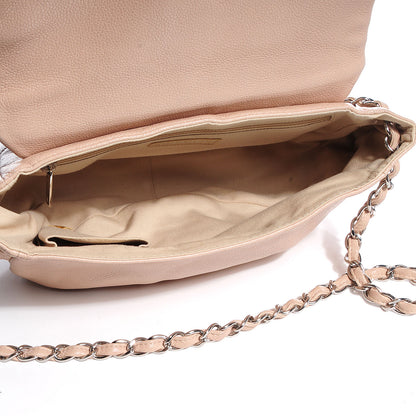 Chanel Caviar Half Moon Large Flap Beige Clair 8 of 8
